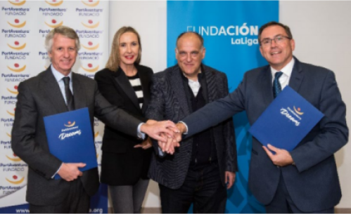 Fundación LaLiga y Fundación PortAventura