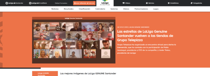 Nueva distribución de contenidos.